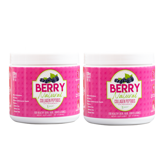 Kit two Berry Natural | Collagen Peptides-BRANIA