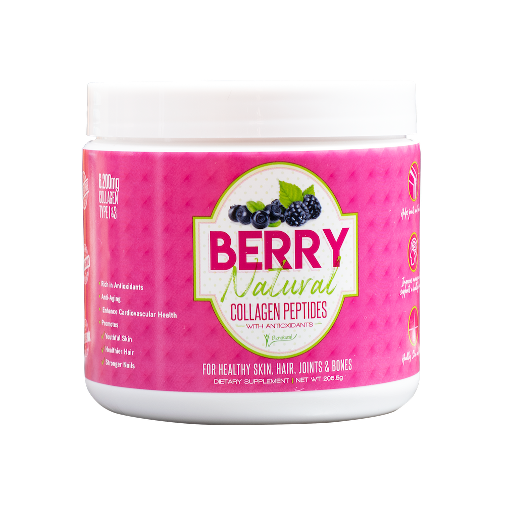 Kit Three Berry Natural | Collagen Peptides-BRANIA