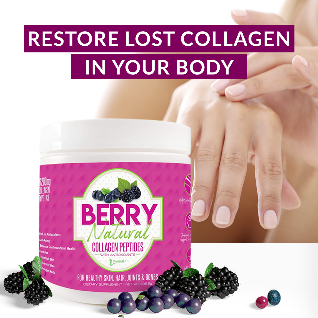 Kit Three Berry Natural | Collagen Peptides-BRANIA