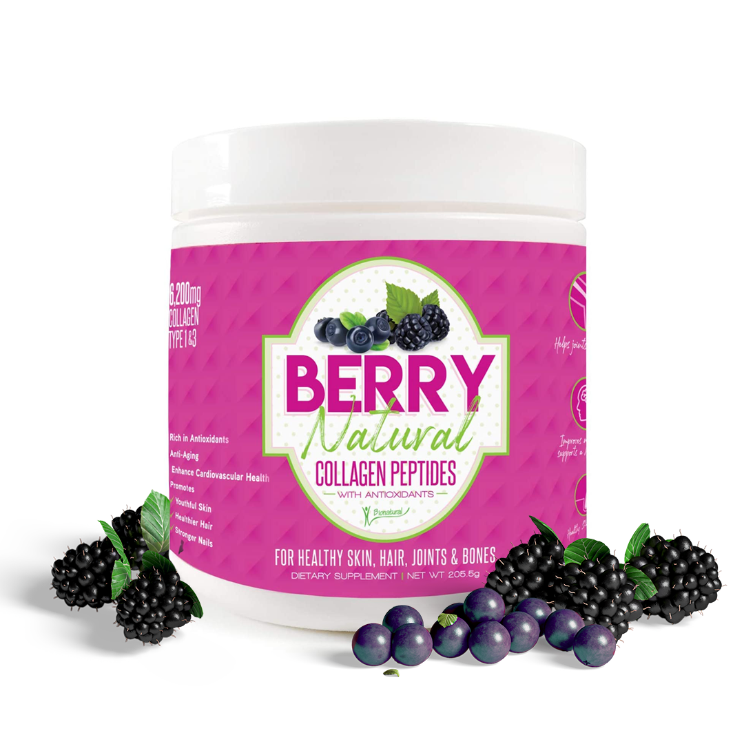 Kit Three Berry Natural | Collagen Peptides-BRANIA