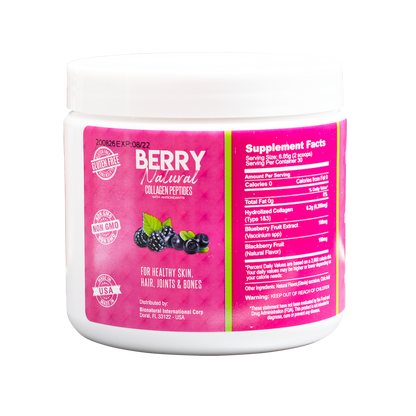 Kit dos Berry Natural | Péptidos de colágeno-BRANIA