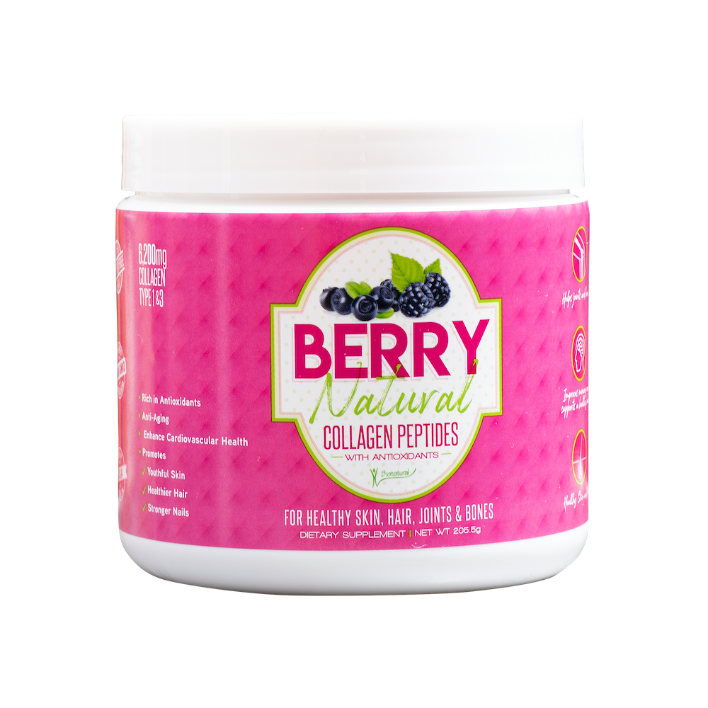 Kit two Berry Natural | Collagen Peptides-BRANIA